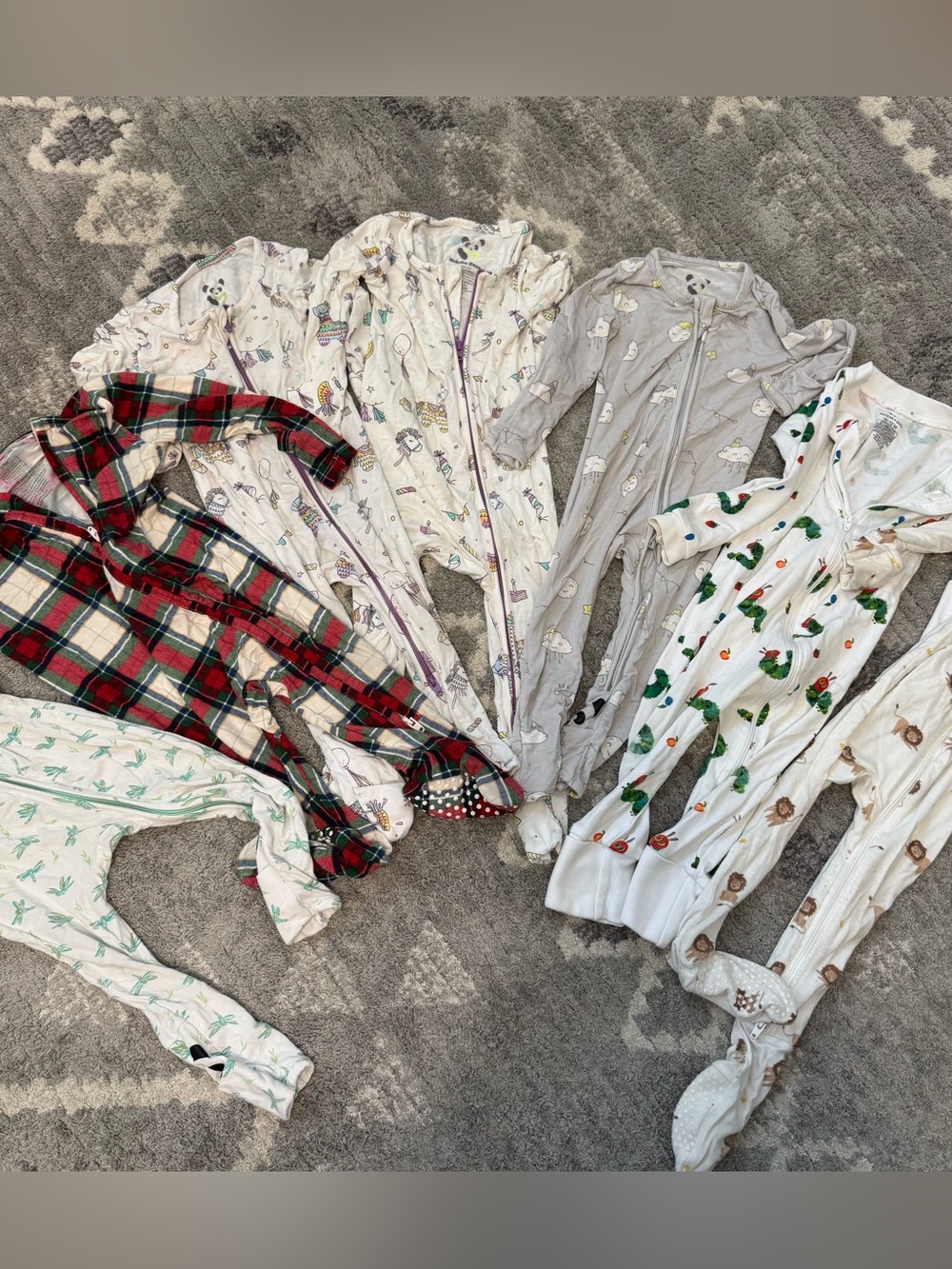 Baby Sleeper Bundle 6–12M |Angel Dear Bellabu Bear, Monica + Andy, Bamboo Little